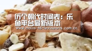 历个朝代时间表:乐鱼平台最新版本